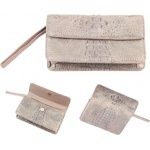WOMEN’S CROCODILE LEATHER CLUTCH
