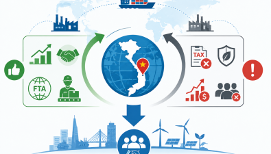 GLOBAL SUPPLY CHAIN RESTRUCTURING IN 2026 : VIETNAM FACES SIGNIFICANT OPPORTUNITIES ALONGSIDE GROWING CHALLENGES
